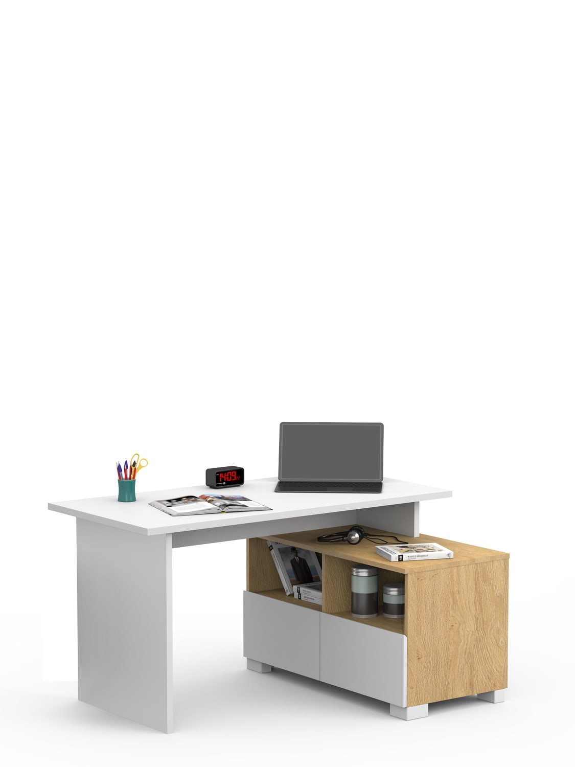 Bestar on sale white desk